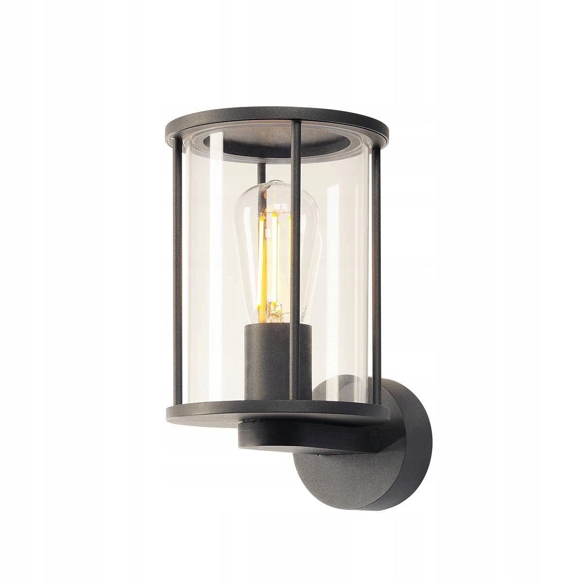 SLV Photonia Buitenwandlamp E27 IP55 Antraciet Helder Glas
