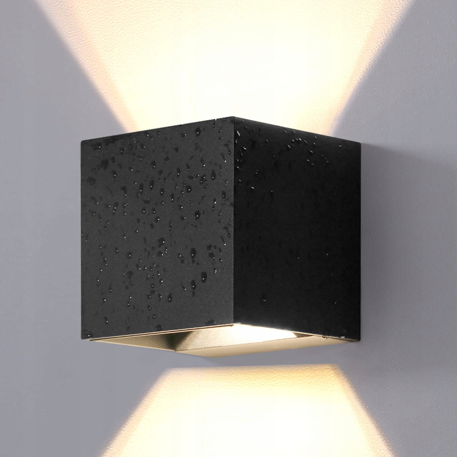 DAWALIGHT LED Wandlamp 12W 3000K IP65 Verstelbaar Zwart