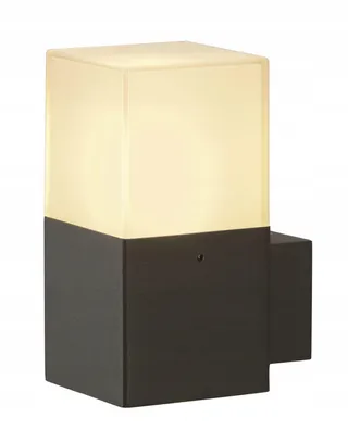 SLV GRAFIT Buitenwandlamp E27 IP44 Aluminium