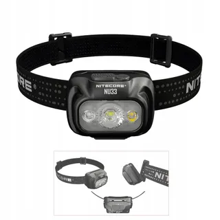 NITECORE NU33 Hoofdlamp 700 Lumen USB-C Rood Licht