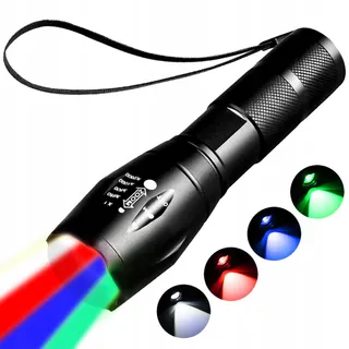YZYOE LED Zaklamp Meerkleurig 4-in-1 Oplaadbaar