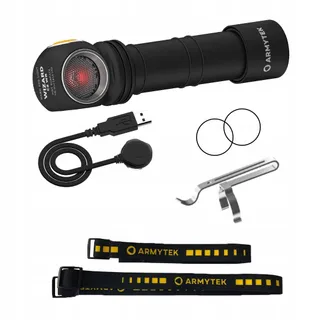 ARMYTEK Wizard C2 WR USB Zaklamp Warmwit Rood Licht — miniatuur 1
