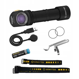 ARMYTEK Wizard C2 WUV LED Zaklamp 1100 Lumen UV USB Oplaadbaar