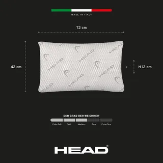 HEAD Ergonomisch Kussen Traagschuim Antistatisch 42x72 cm — miniatuur 5