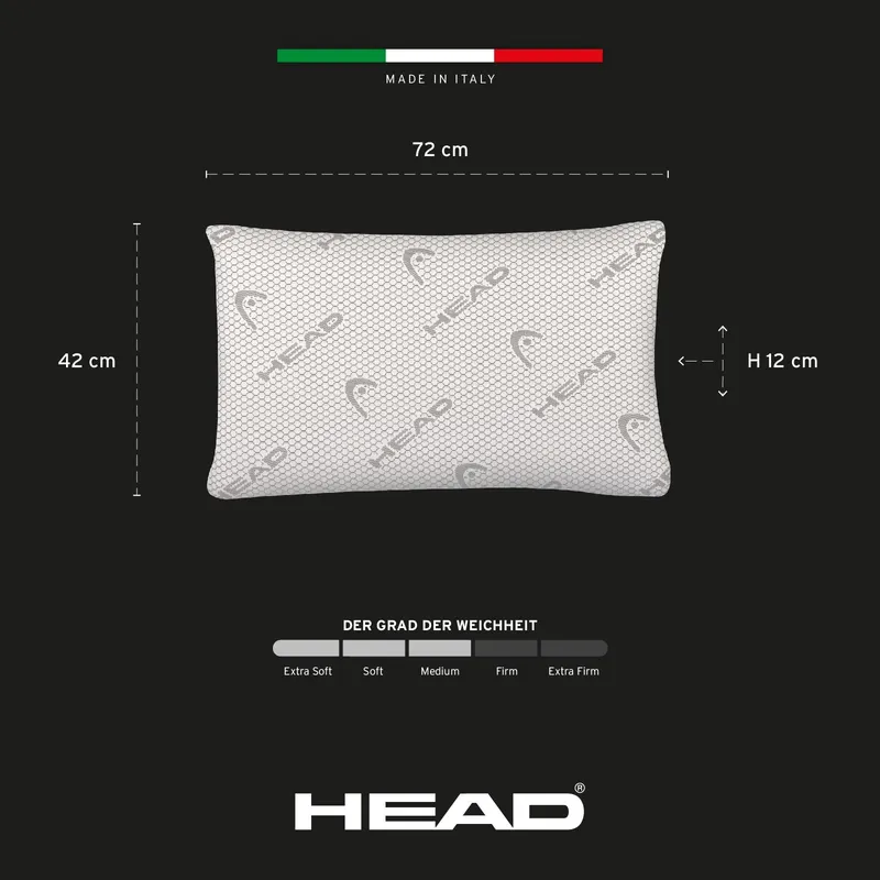 HEAD Ergonomisch Kussen Traagschuim Antistatisch 42x72 cm — foto 5