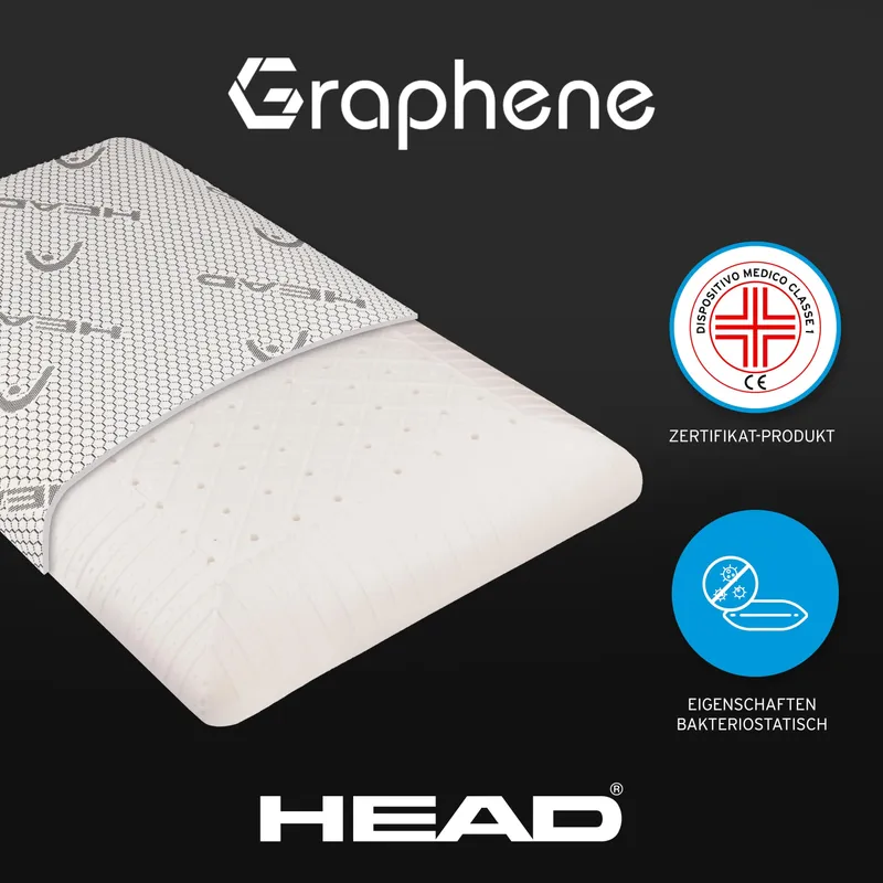 HEAD Ergonomisch Kussen Traagschuim Antistatisch 42x72 cm — foto 2