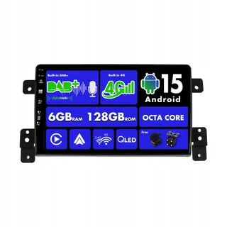 SXAUTO Android 15 Autoradio 9 inch Suzuki Grand Vitara 2005-2015