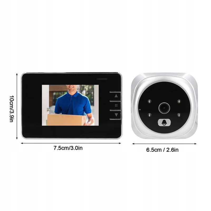 SMARTCAM Deurcamera 120° Groothoek HD Nachtzicht Deurbel Intercom — foto 8