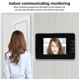 SMARTCAM Deurcamera 120° Groothoek HD Nachtzicht Deurbel Intercom — miniatuur 6