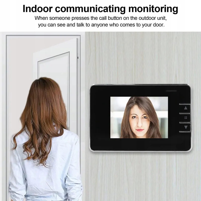 SMARTCAM Deurcamera 120° Groothoek HD Nachtzicht Deurbel Intercom — foto 6