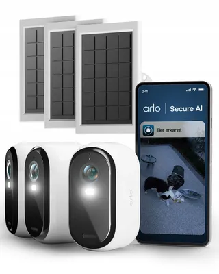 ARLO Essential 3 HD Draadloze Camera's Buiten 1080p Solar Audio
