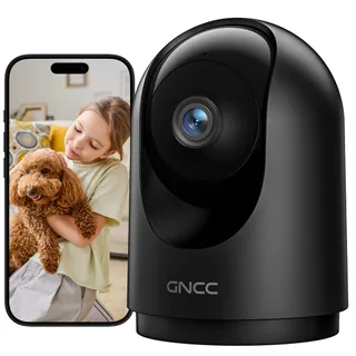 GNCC Camera Binnen 2K 360° WiFi Tracking 2-weg Audio Alexa