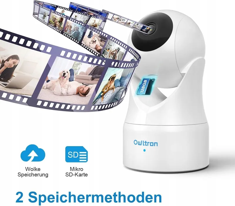 OWLTRON Camera Binnen 360° WiFi Bewegingsdetectie Audio — foto 5