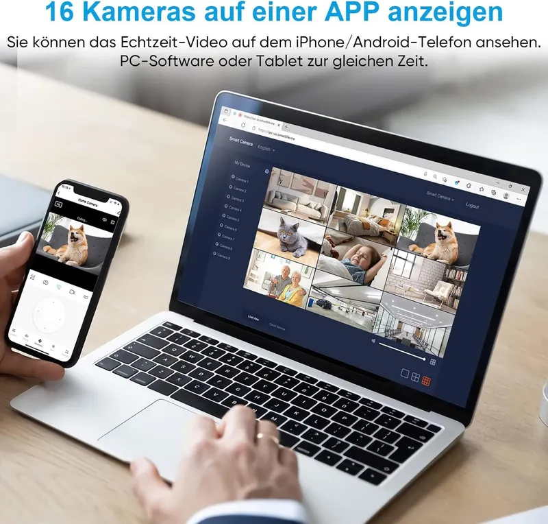 OWLTRON Camera Binnen 360° WiFi Bewegingsdetectie Audio — foto 6