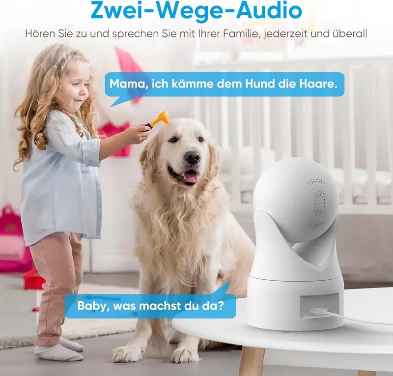 OWLTRON Camera Binnen 360° WiFi Bewegingsdetectie Audio — foto 4