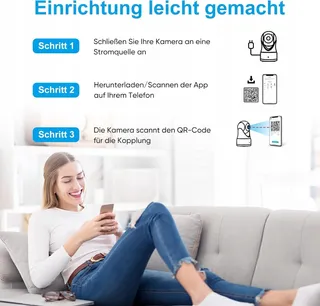 OWLTRON Camera Binnen 360° WiFi Bewegingsdetectie Audio — miniatuur 8