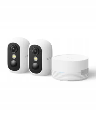 EUFY eufyCam C35 2-pack Camera Buiten/Binnen IP67 Nachtzicht Solar