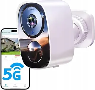 IMMERSE Buitencamera 2K 3MP Accu WiFi Cloud IP66 Kleur Nachtzicht