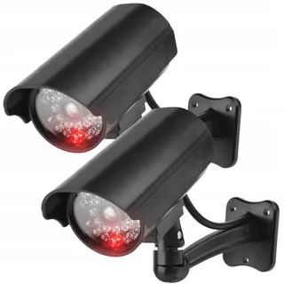 GOMETY Nepcamera Buiten LED CCTV Zwart