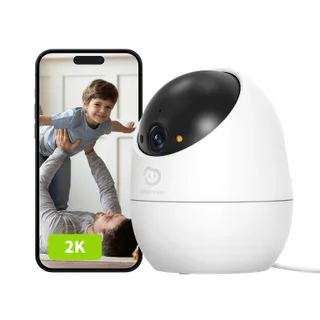 BEANS D210 Camera Binnen 2K 360° WiFi Nachtzicht Huisdier