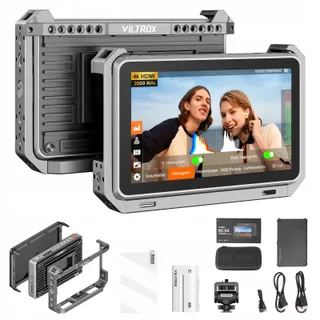VILTROX DCX2 Rig Cage Kit Touchscreen Monitor 6 inch 4K HDMI DSLR