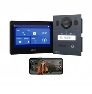 GOLIATH Deurintercom 2-draads 7 inch Monitor Camera App