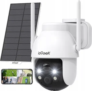 IEGEEK Zonnecamera Buiten 2K Draadloos WiFi
