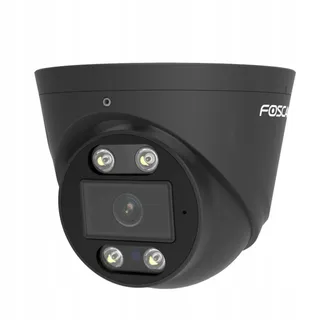 FOSCAM T5EP 5MP PoE Buitencamera Spotlight Sirene Zwart