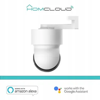 HOMCLOUD WiFi Speed 16T Camera 2K 360° Kleur Nachtzicht IP65 Alexa — miniatuur 2