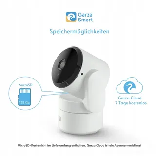 GARZA Slimme Camera Binnen 360° WiFi 1080 HD Nachtzicht App