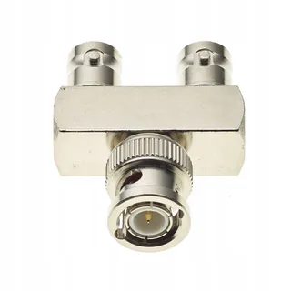 KEPLE BNC Splitter Adapter Male naar Dual Female CCTV — miniatuur 2