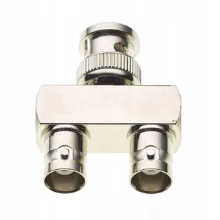 KEPLE BNC Splitter Adapter Male naar Dual Female CCTV — miniatuur 3