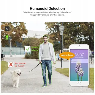 SRIHOME Buitencamera WiFi 1080P IP66 Nachtzicht 2-weg Audio — miniatuur 6