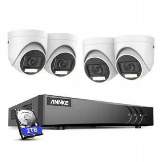 ANNKE Cameraset 8CH 3K Audio Kleur Nachtzicht 2TB IP67