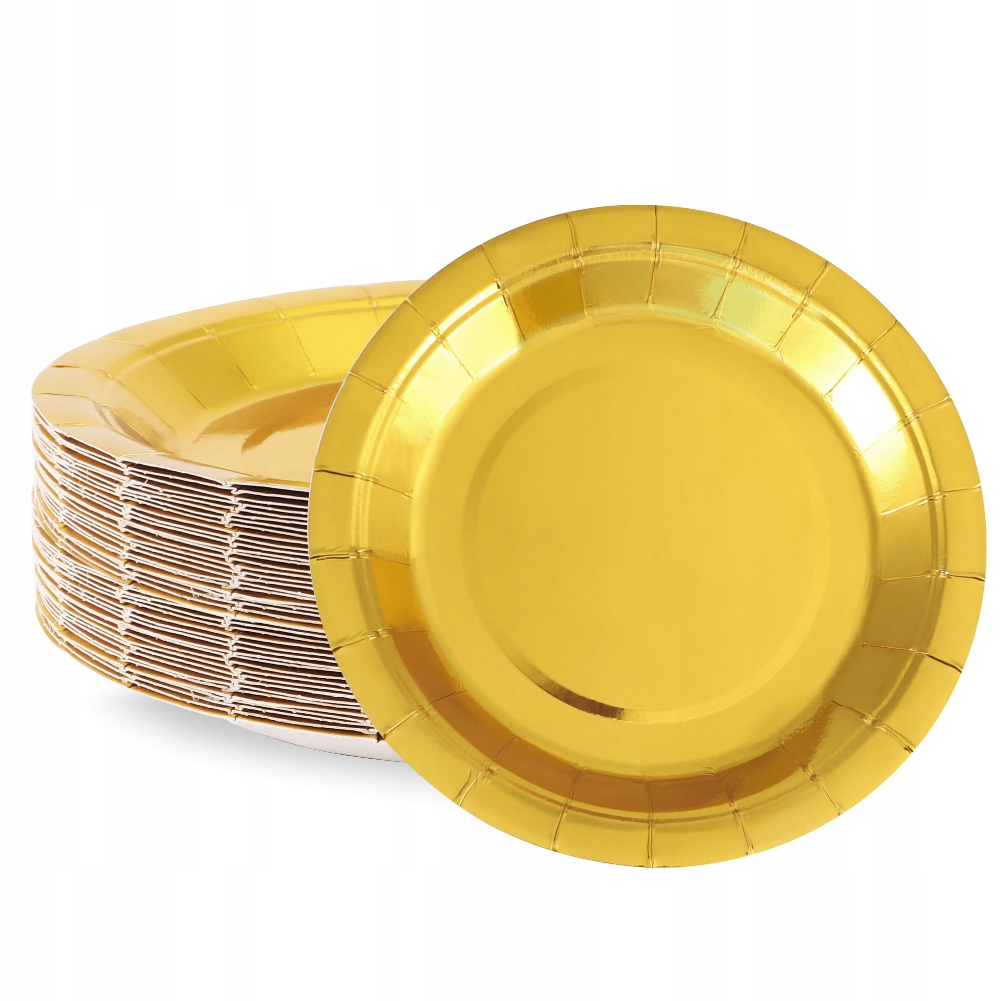 JSMTKJ Gouden Papieren Borden Set 50-delig Verjaardag