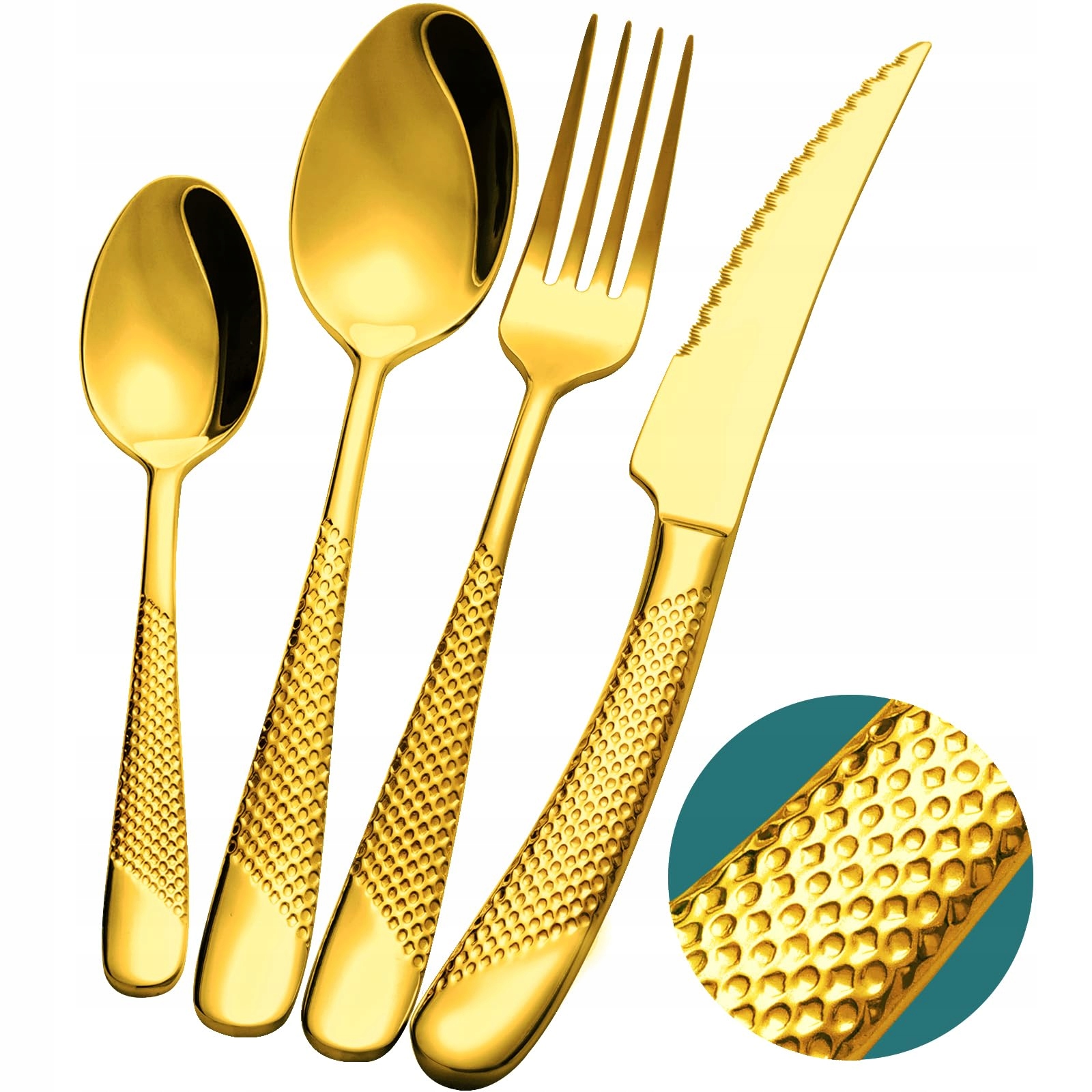 XIDEMAN Bestekset 24-delig Goud 18/10 Roestvrij Staal