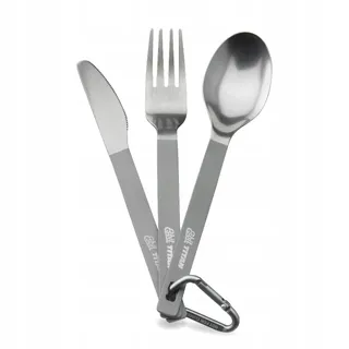ESBIT Titanium Bestekset Ultralicht Camping Nylon Tas