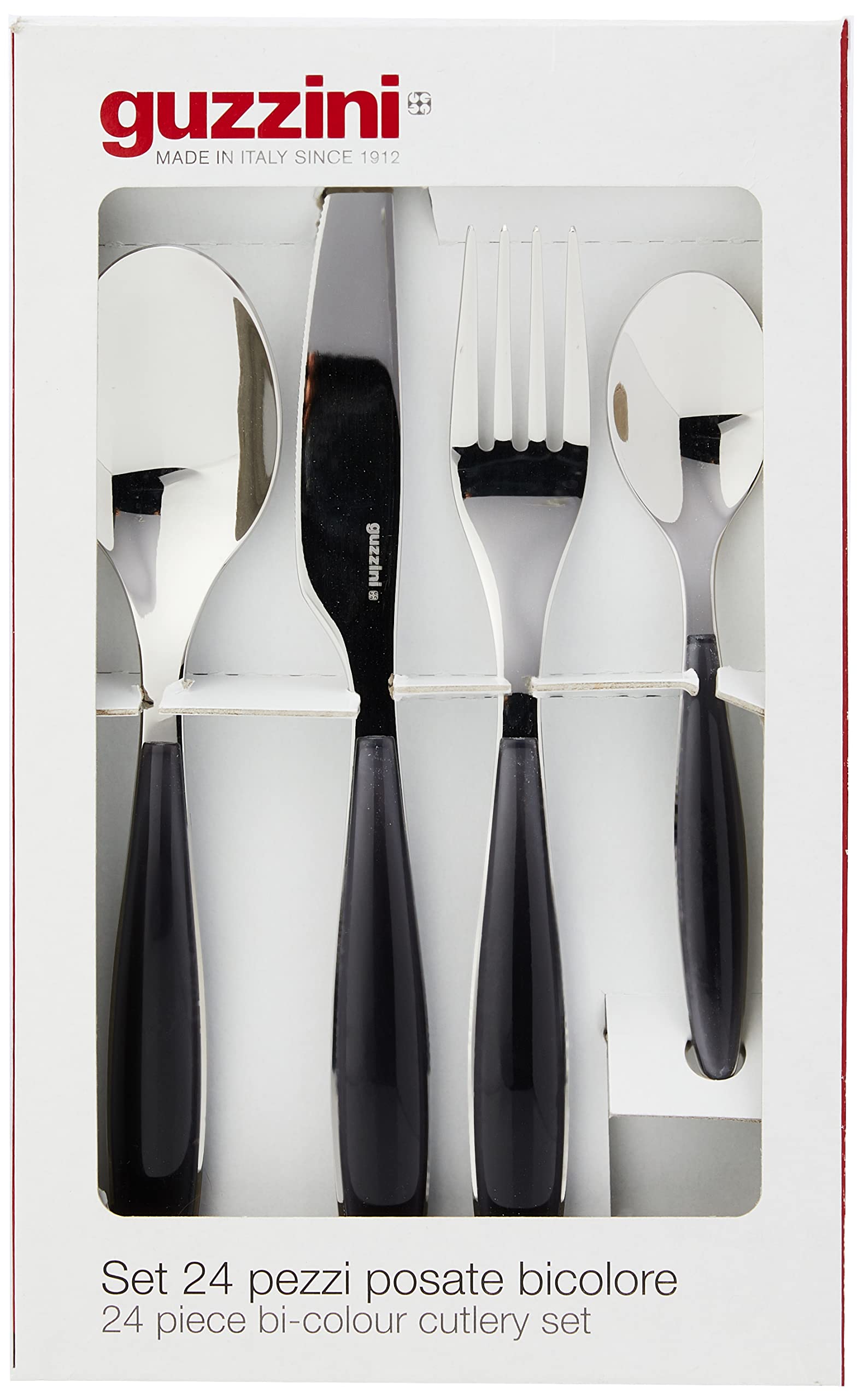 GUZZINI Feeling Bestekset 24-delig Grijs Modern Design