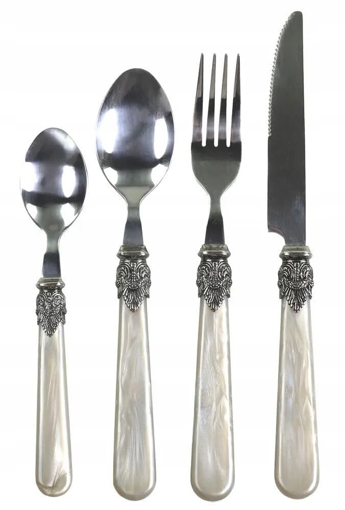 ANTIQUE Bestekset 16-delig Vintage Shabby Chic — foto 1