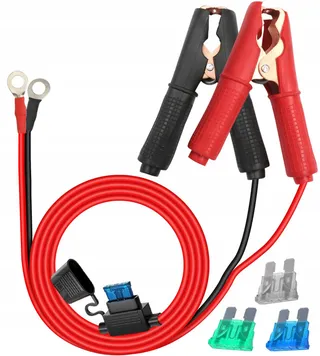 HUALISJI Krokodilklem 12V 24V Kabel 14AWG 20A 1,5m