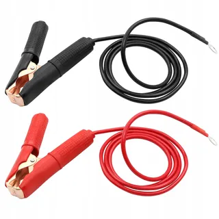 HUALISJI Krokodilklem 12V 24V 14AWG 30A 1m 4 Stuks