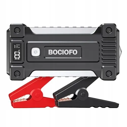 BOCIOFO Starthulp Powerbank 6000A 12V 10L Benzine Diesel USB 3.0 β foto 1