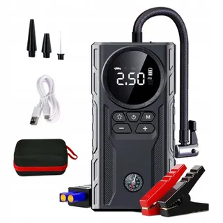 MIOLOE 1800A Starthulp Powerbank Compressor LED Zaklamp