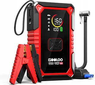 GOOLOO A5 Starthulp Powerbank Compressor 4000A 160PSI 45W USB-C