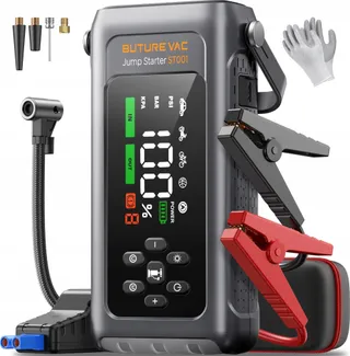Starthulp Powerbank 5000A Compressor 150PSI Zaklamp Handschoenen