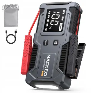 NACKEO Starthulp Powerbank 6000A 12V 9L Benzine 7L Diesel LED