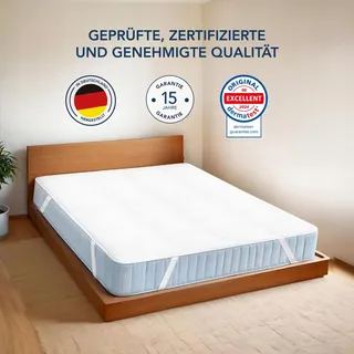 DREAMZIE Matrasbeschermer 180x200cm 100% Katoen Oeko-Tex Ademend — miniatuur 3