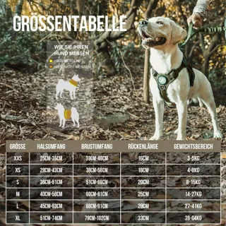 ONETIGRIS Tactisch Tuigje Honden 1000D Nylon XXS Groen — miniatuur 2