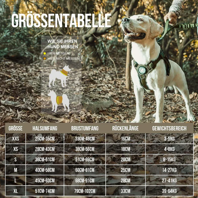 ONETIGRIS Tactisch Tuigje Honden 1000D Nylon XXS Groen — foto 2