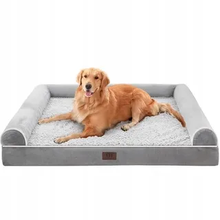 WESTERN HOME Orthopedisch Hondenbed Waterdicht Grijs 106x76x19cm
